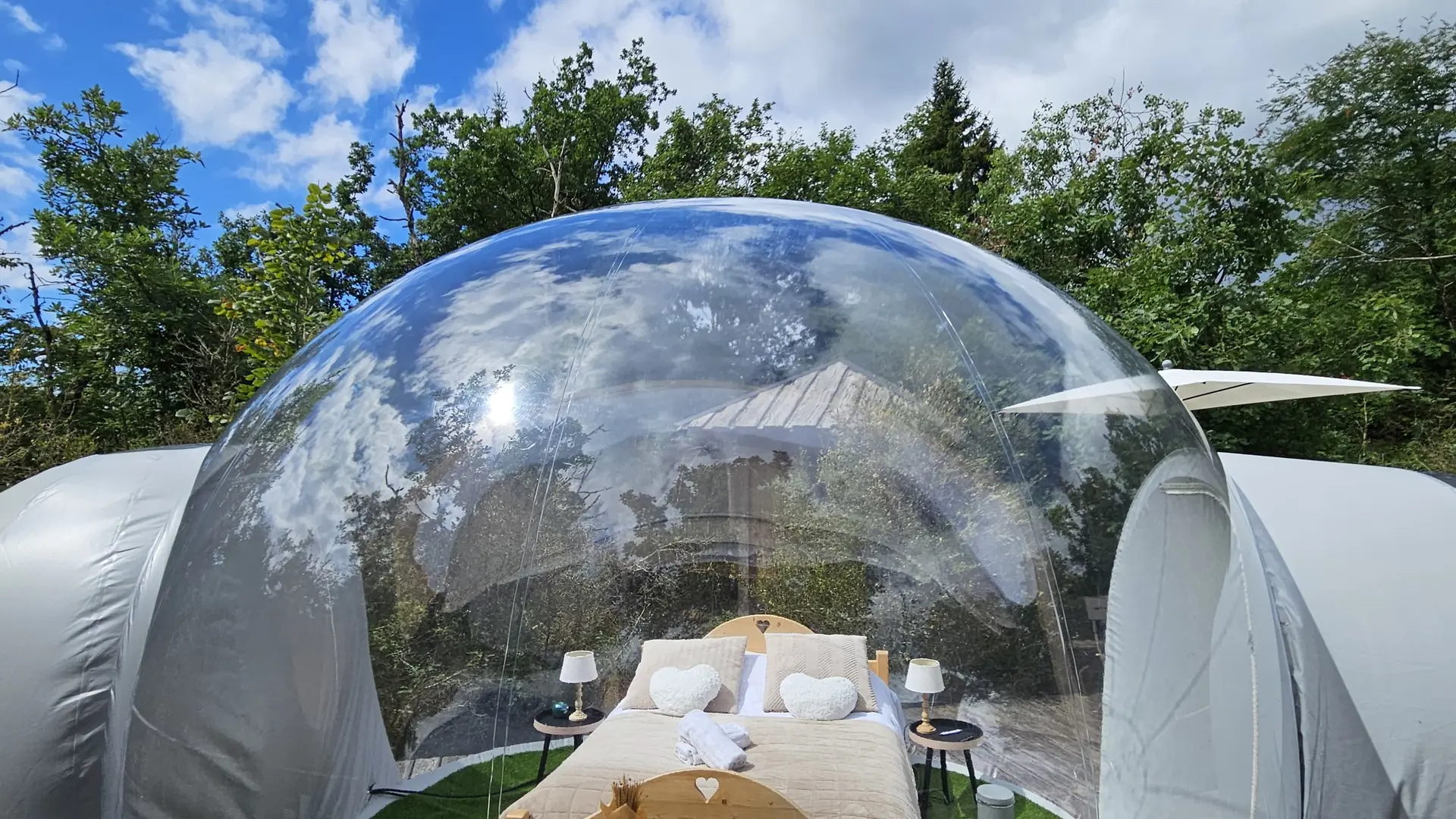 La bulle transparente - Domaine des Géorennes