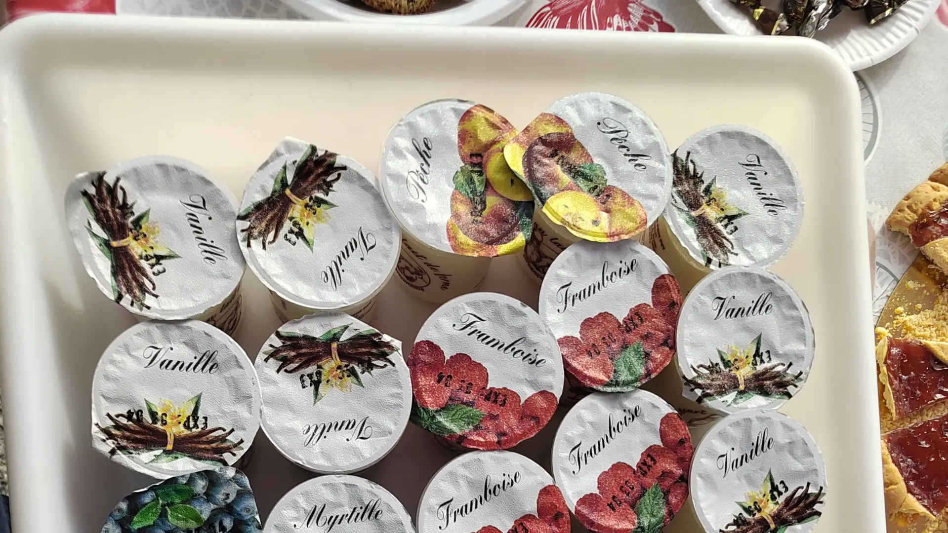 offre de yaourts aromatisés - villard saint pancrace