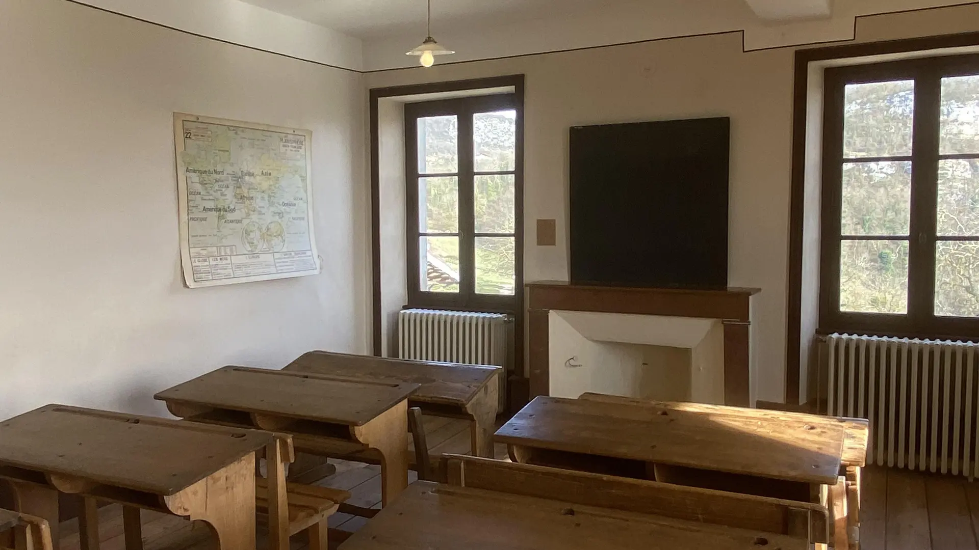 La salle de classe à la Maison d'Izieu