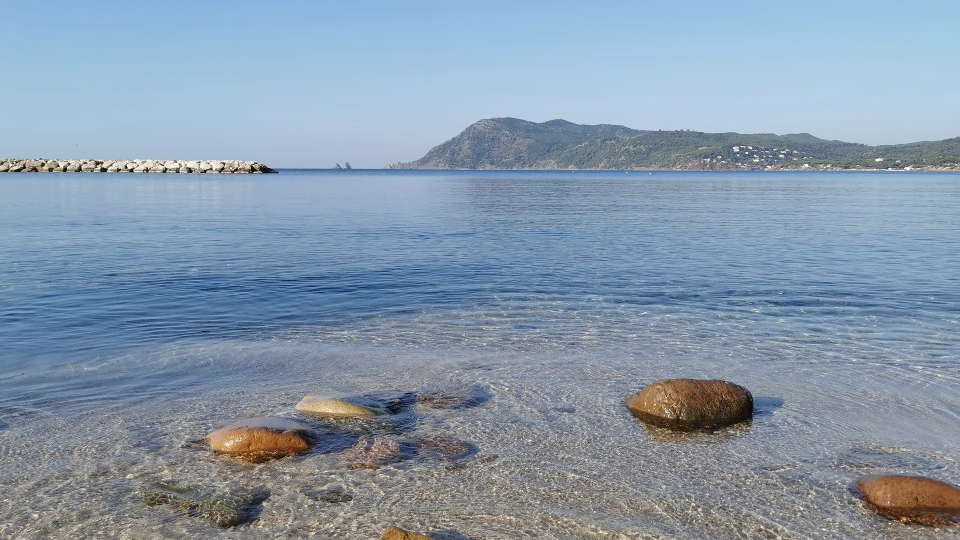 Plage de St Asile à Saint Mandrier