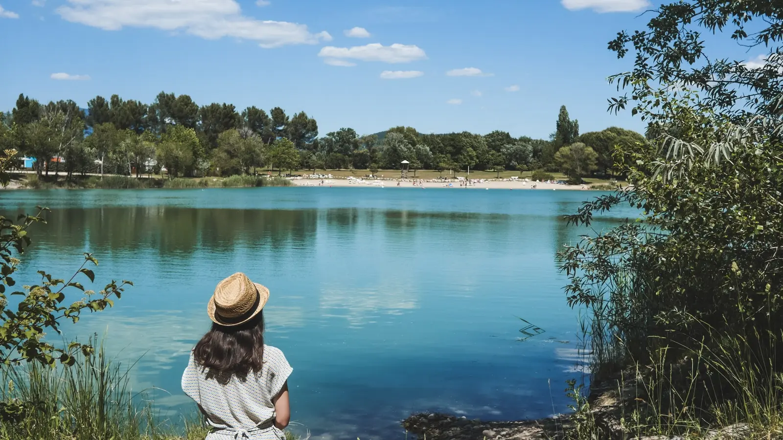 Plan d'eau du Camping Val de Durance