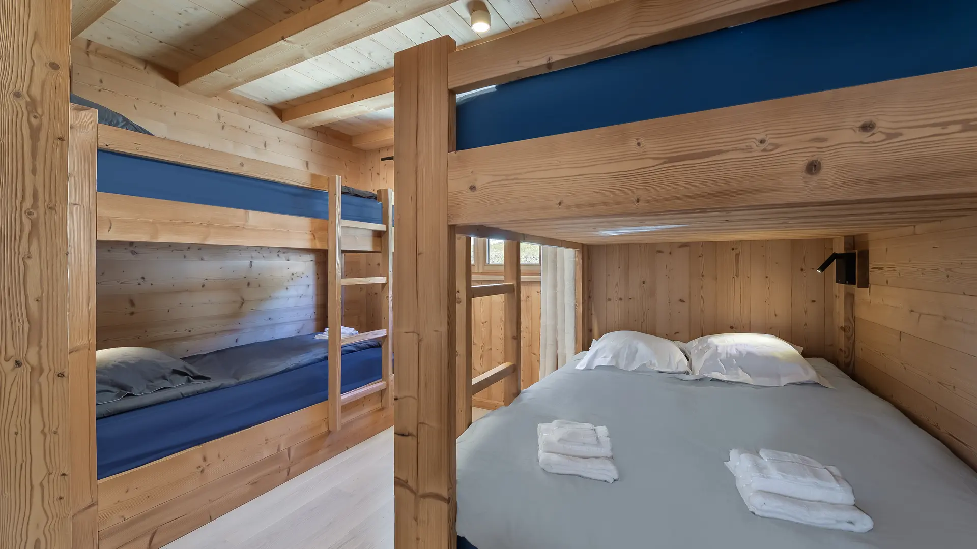 Chambre avec lits superposés