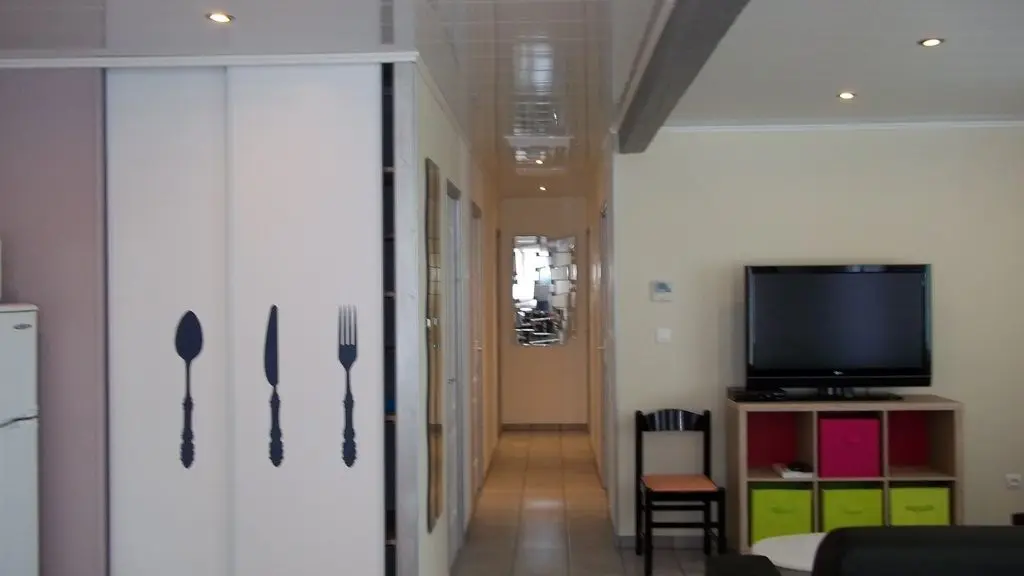 Couloir d'accès aux chambres