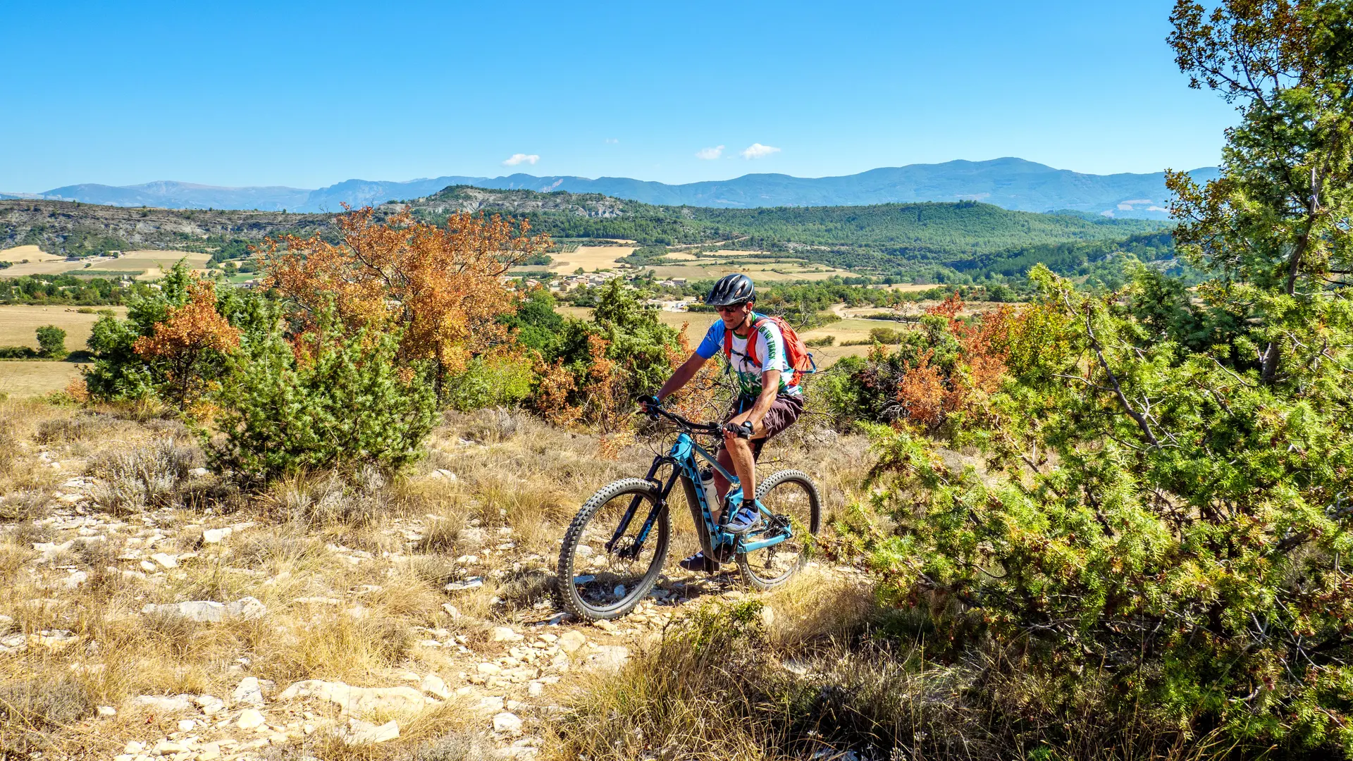 VTT Les Chemins du Soleil - Étape  Aubignosc-col des Pénitents