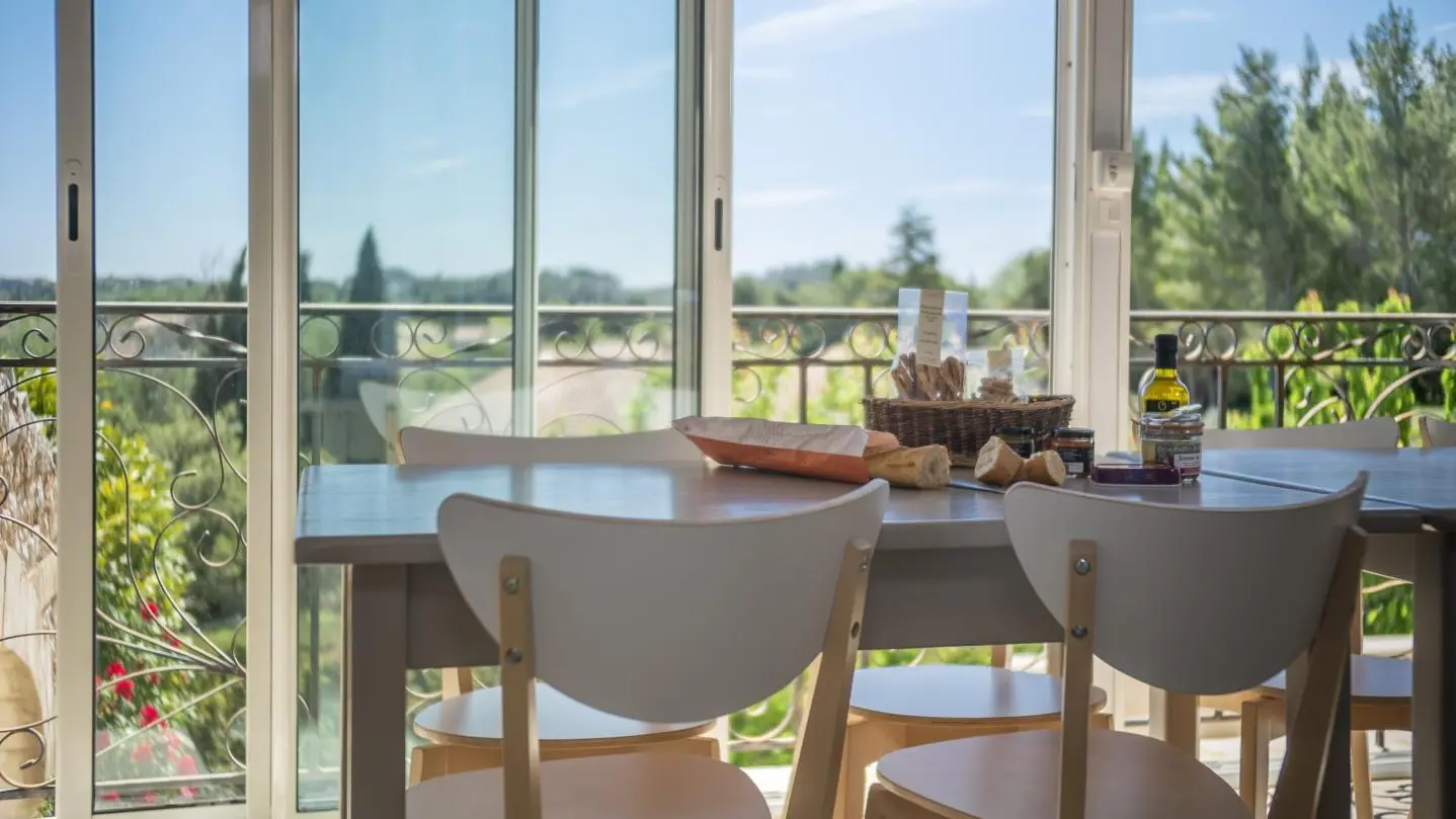 terrasse véranda avec vue