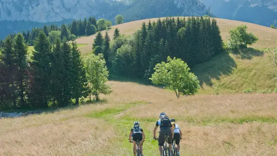 Sortie VTT d'un lac à l'autre