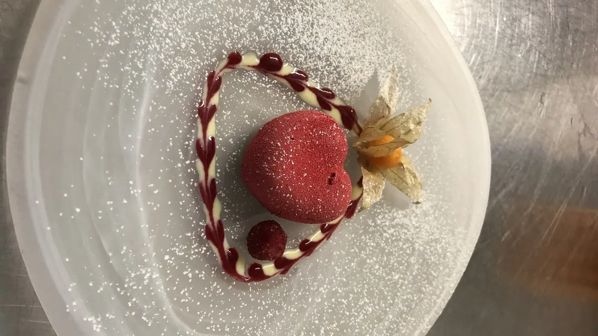 Présentation de dessert