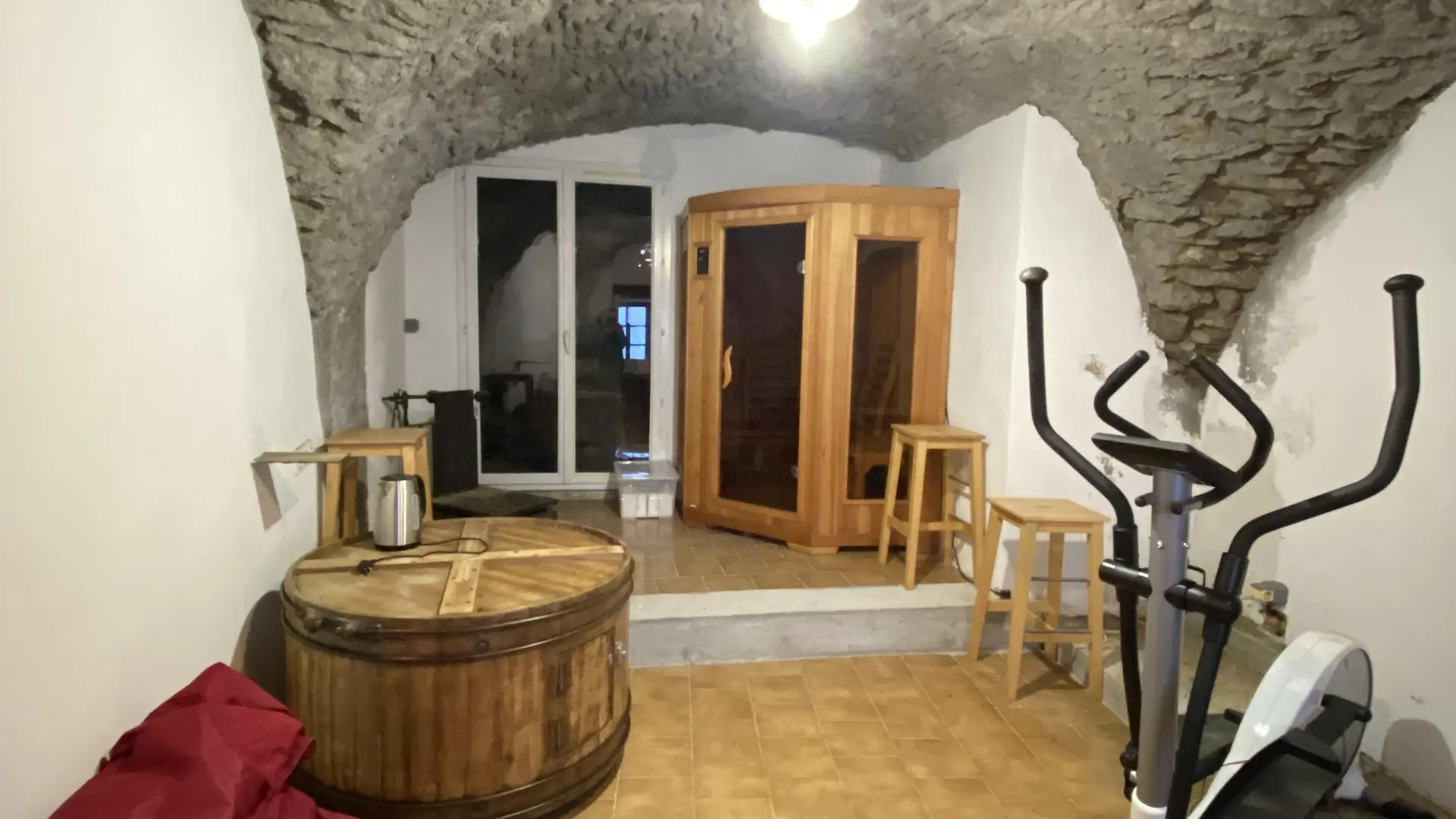 Sauna et espace sport