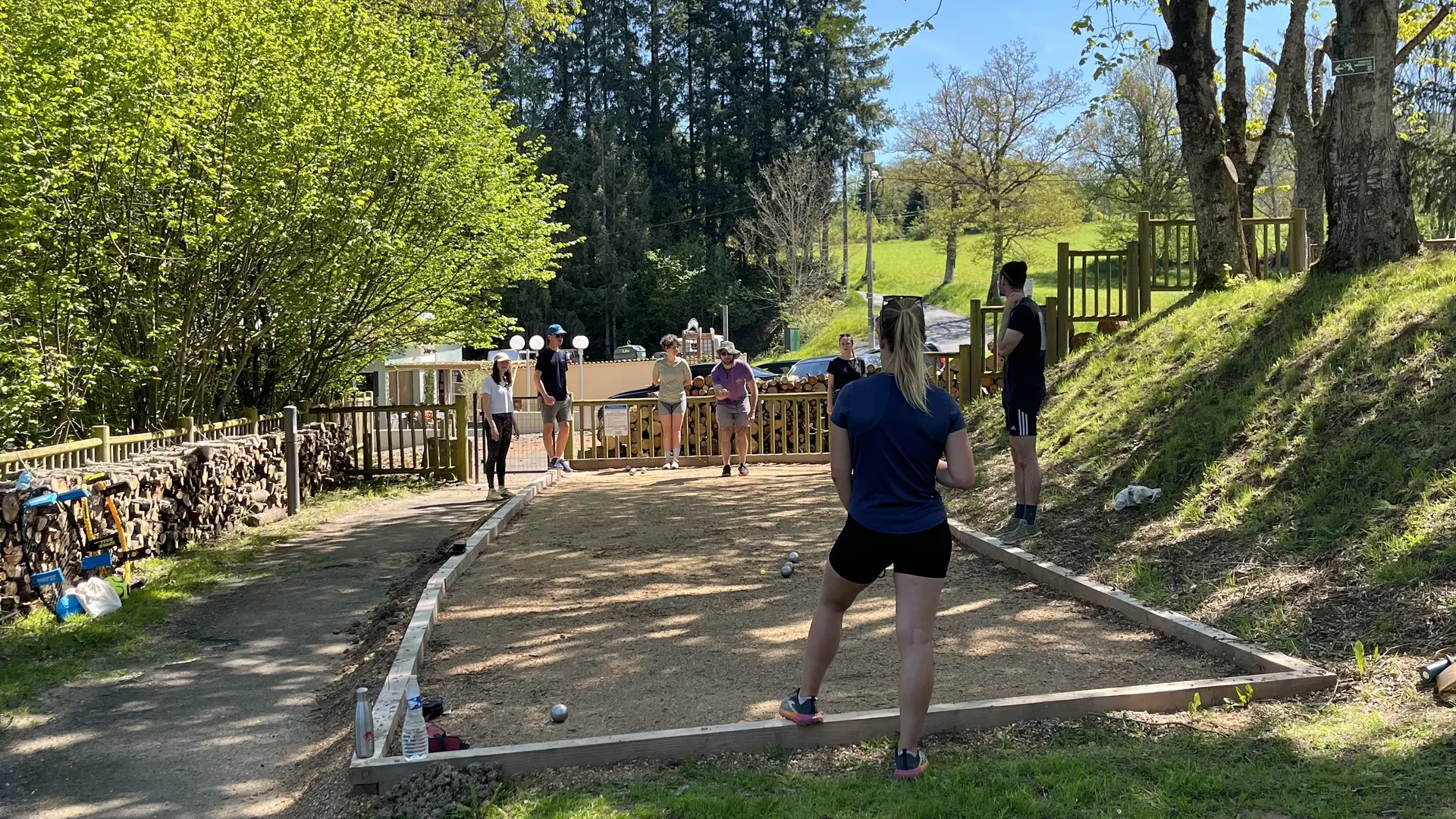 Terrain de pétanque camping