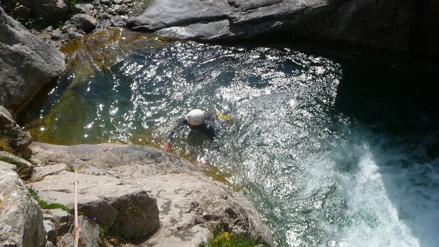 Canyoning avec Eric Fossard