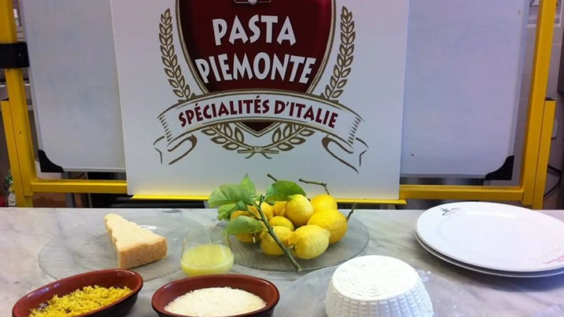 Ingrédients pour la farce des ravioles au citron