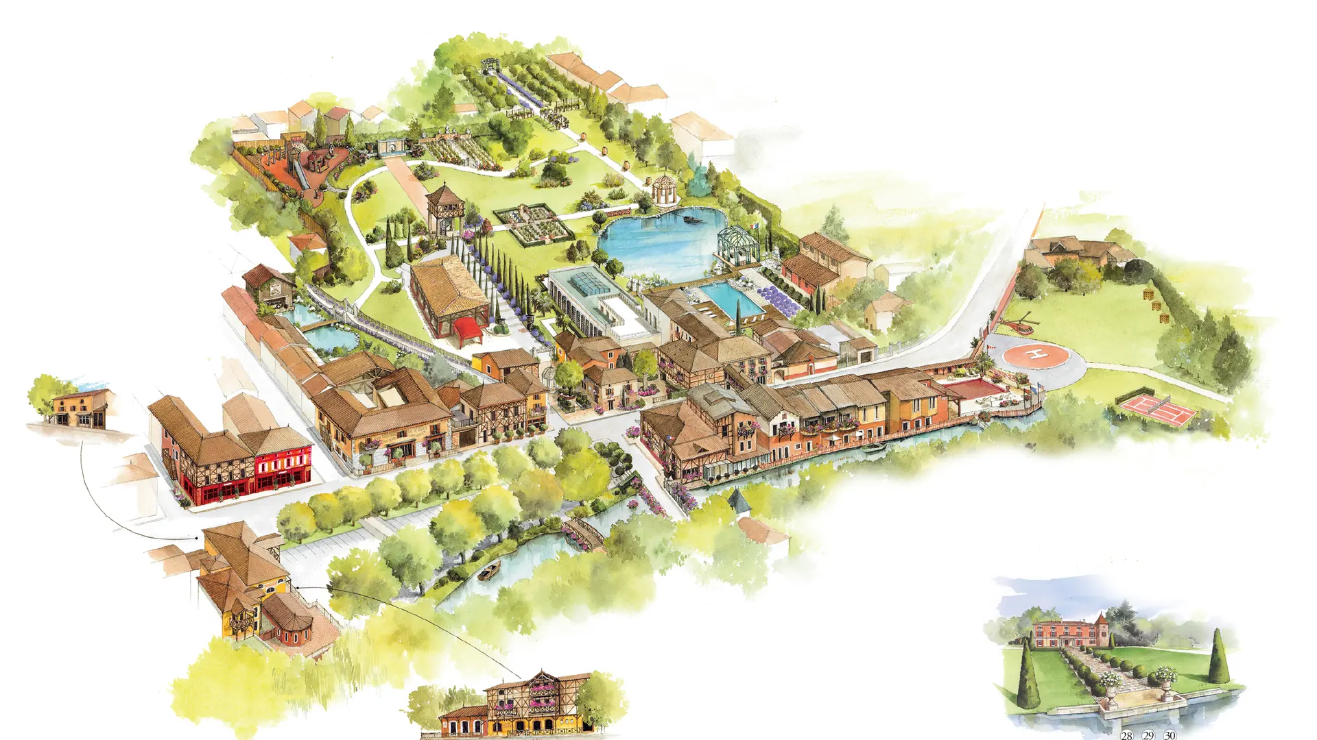Plan Village Blanc