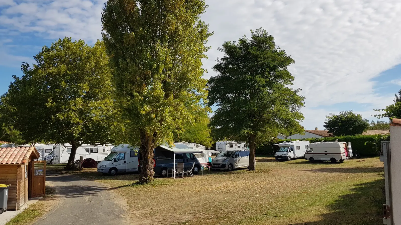 Pitches for tents, caravans and motorhomes