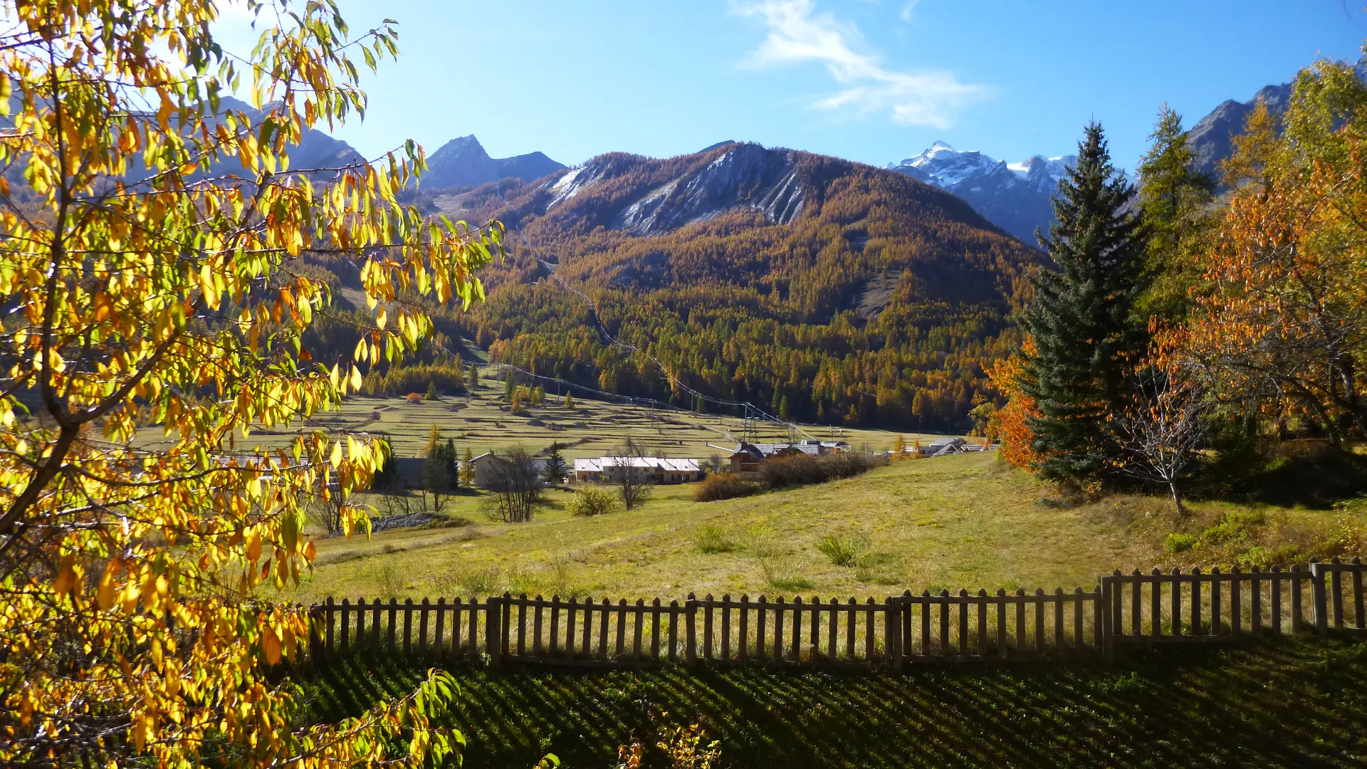 Vue balcon côté pistes de ski