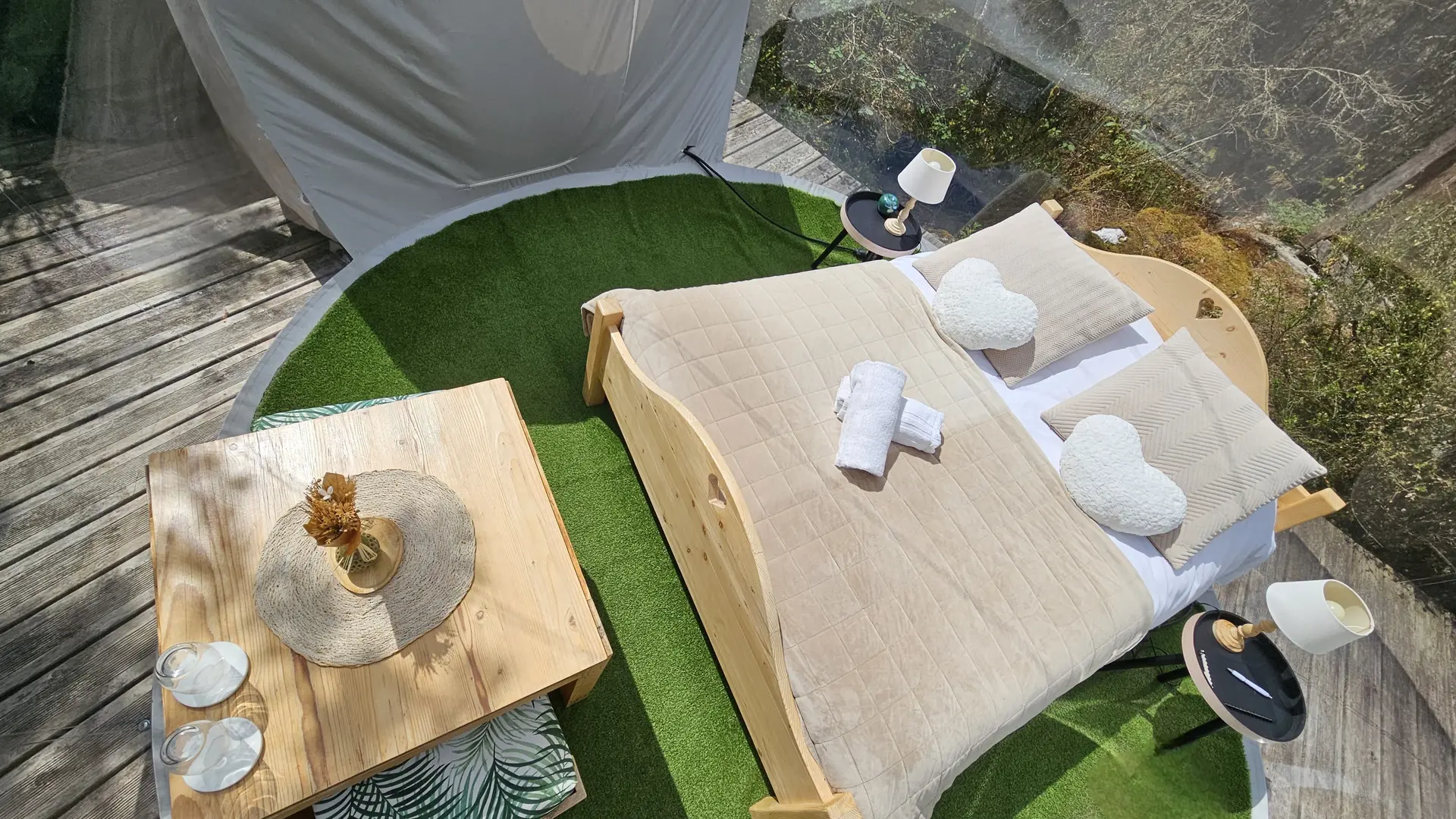 La bulle transparente - Domaine des Géorennes