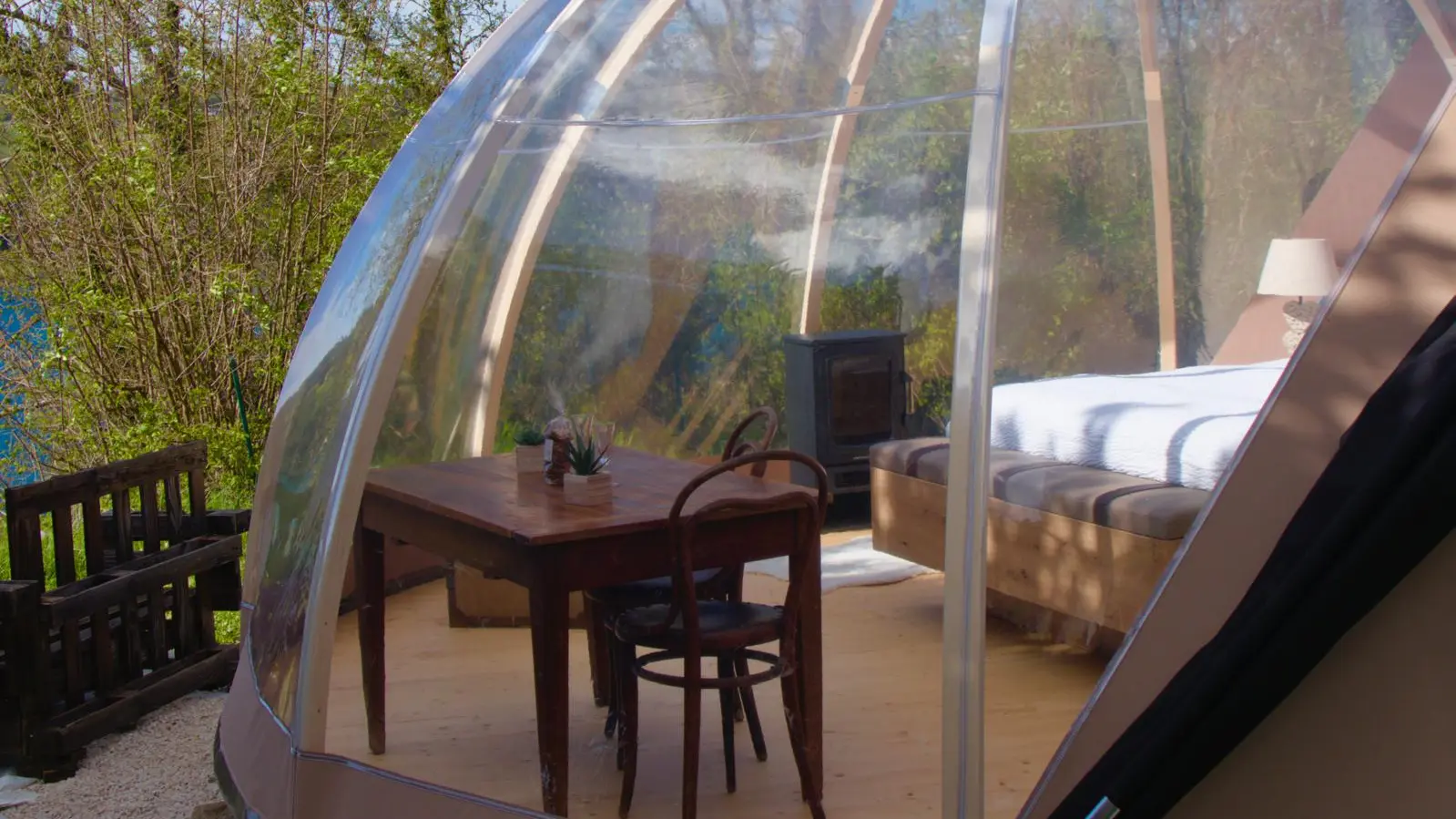 la bulle transparente