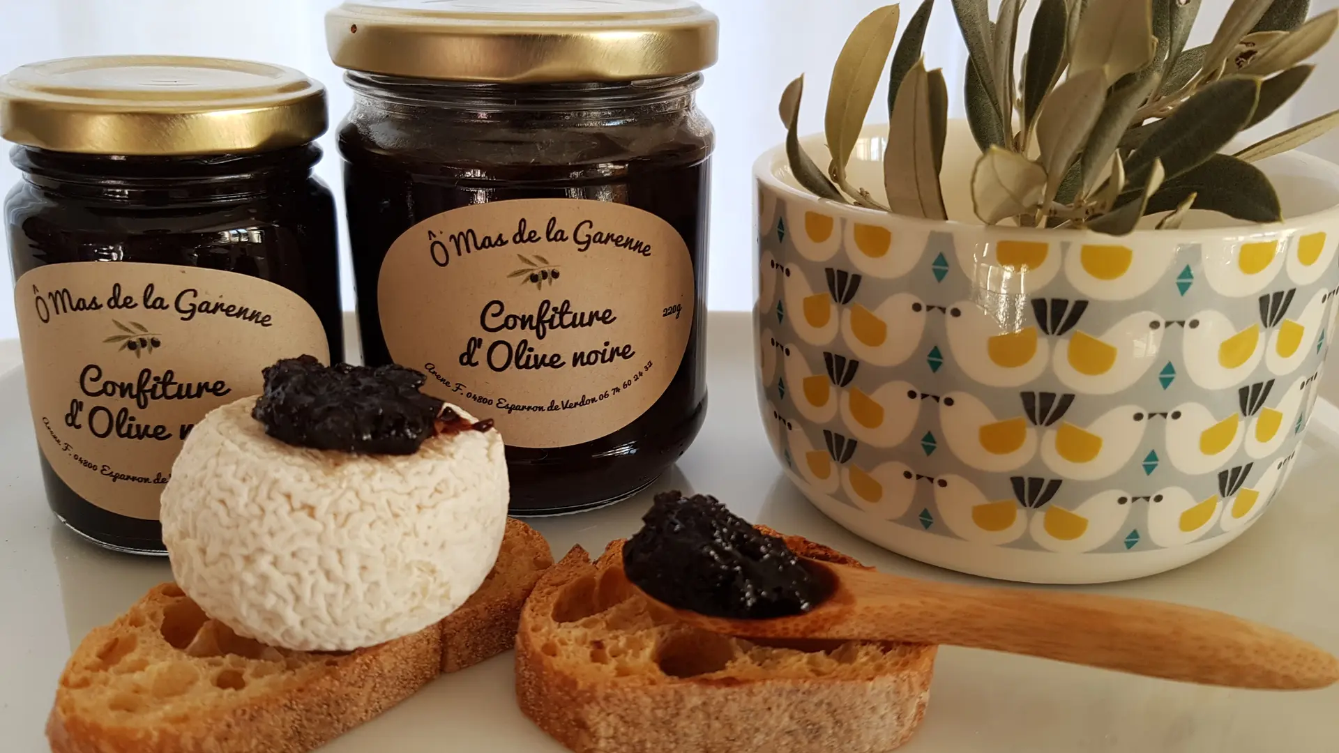 Confiture d'olive noire