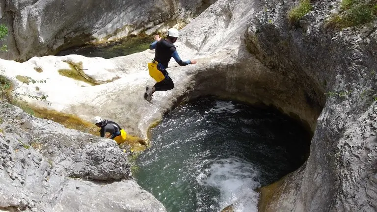 Canyoning avec Eric Fossard