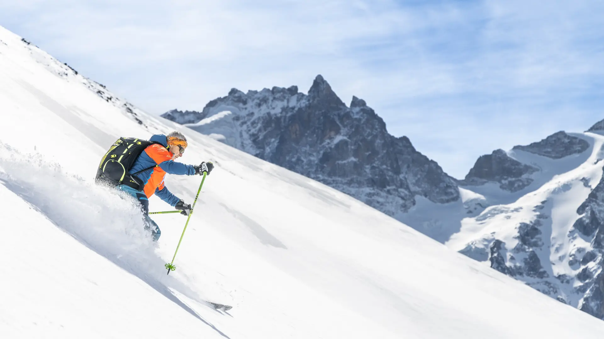 Descente en ski de randonnée du Signal de la Grave