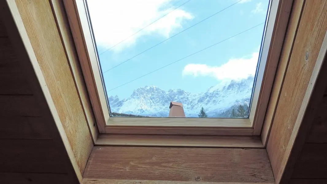 Vue depuis le vélux de la Salle de Bains