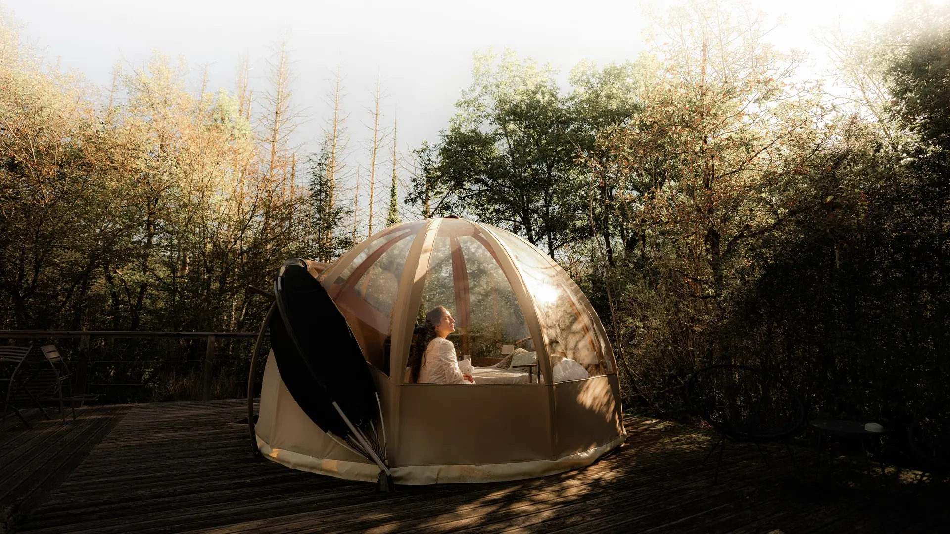 La bulle à ossature bois des Géorennes_Champfromier