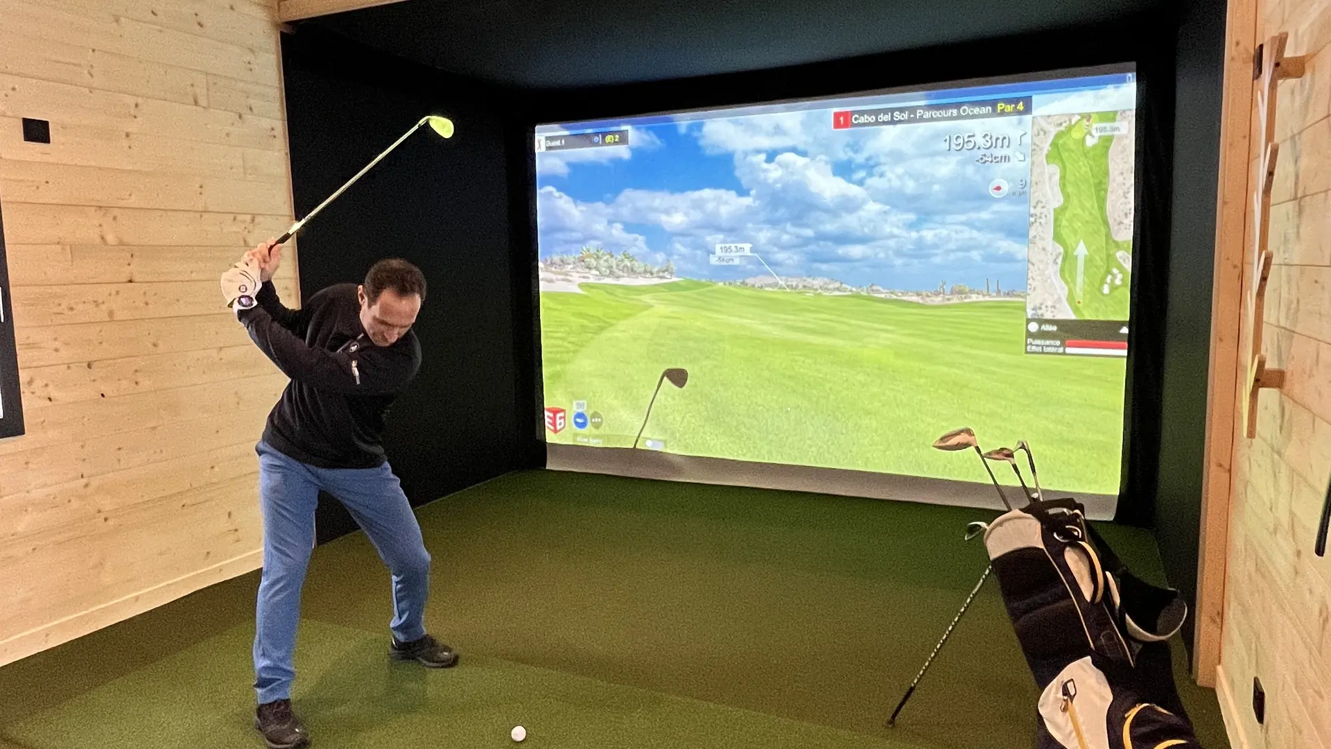 Simulateur de golf