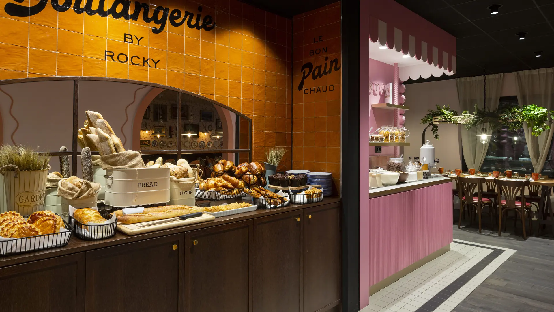 Le coin boulangerie & viennoiserie du petit-déjeuner