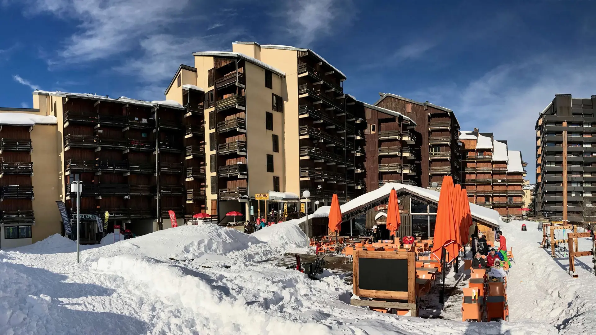 la résidence en hiver