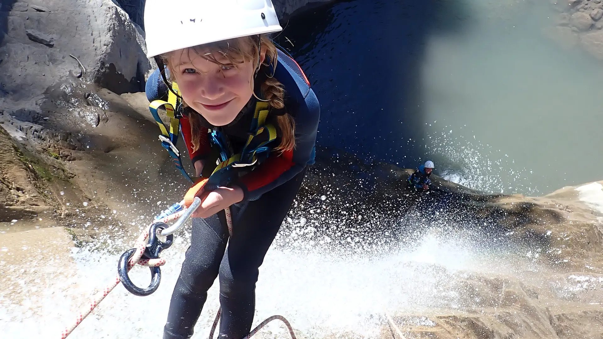 Descente en rappel