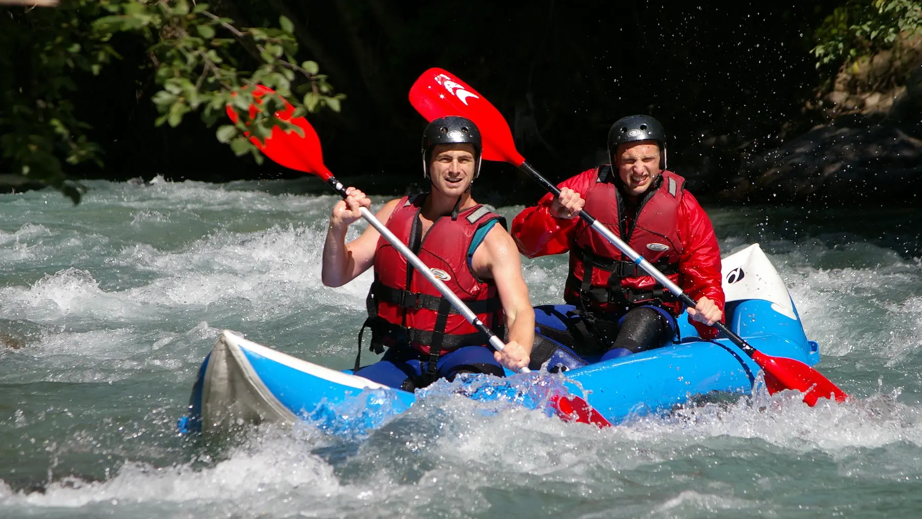 Kayak gonflable biplace à Serre Chevalier