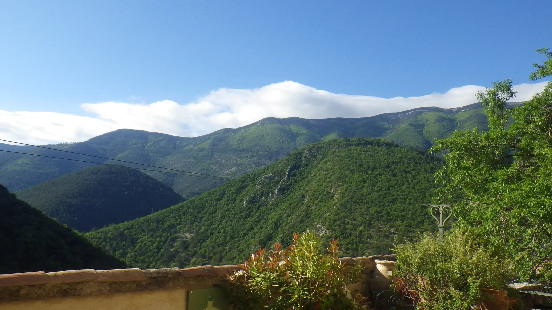 vu depuis la terrasse