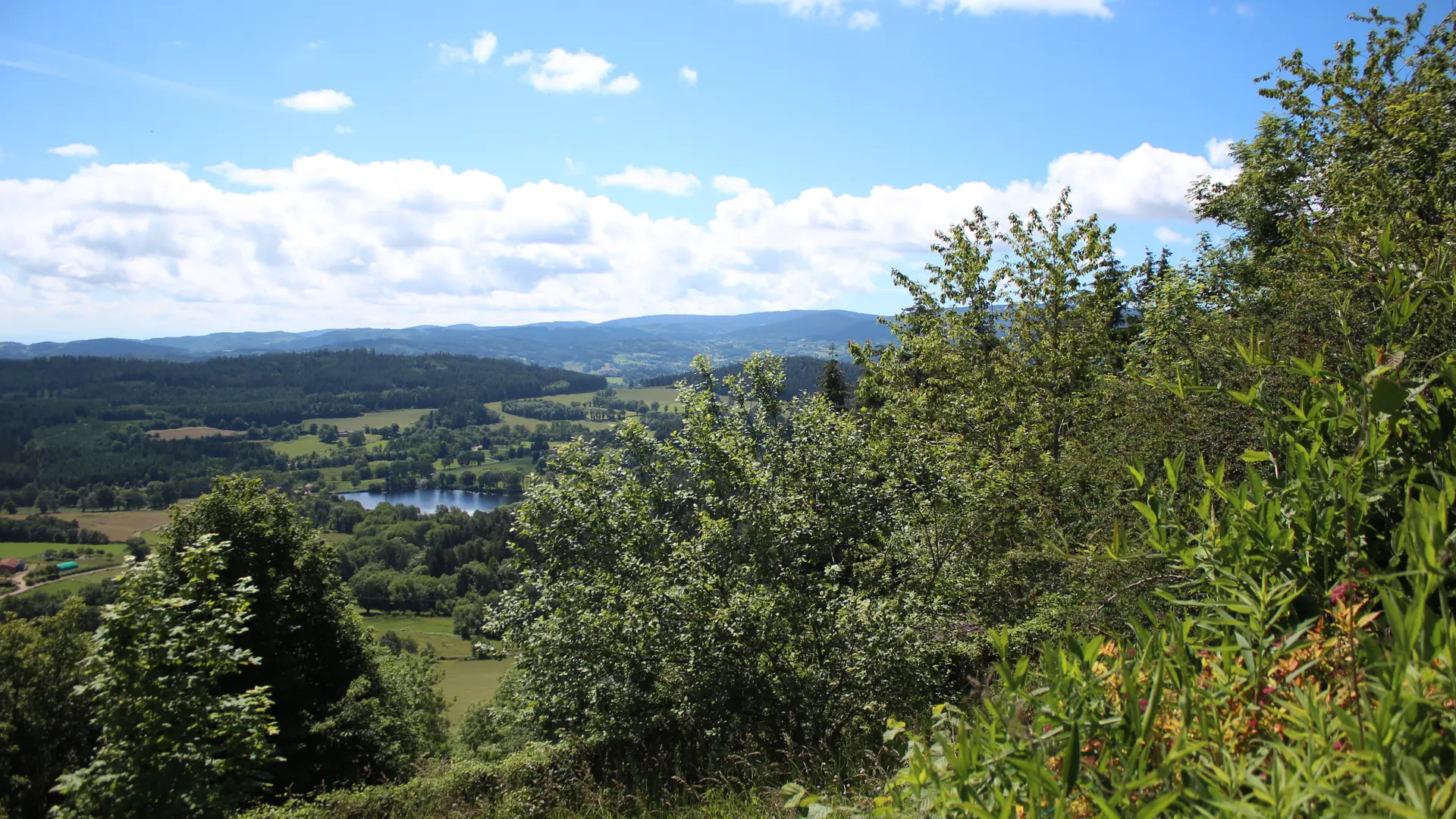 vue du sommet de Cervières à 200 m