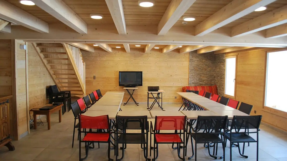 pièce commune aménagée séminaire