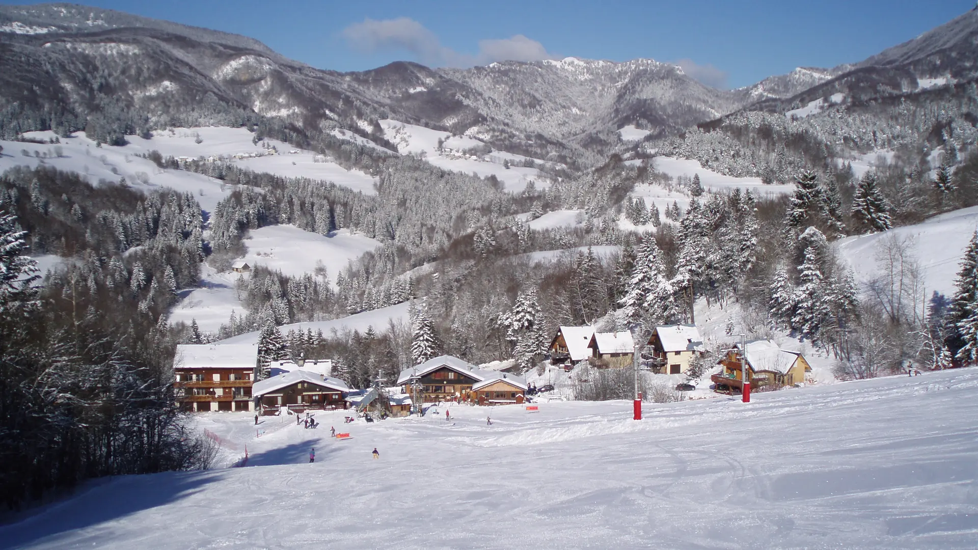 Vue depuis les pistes du Granier