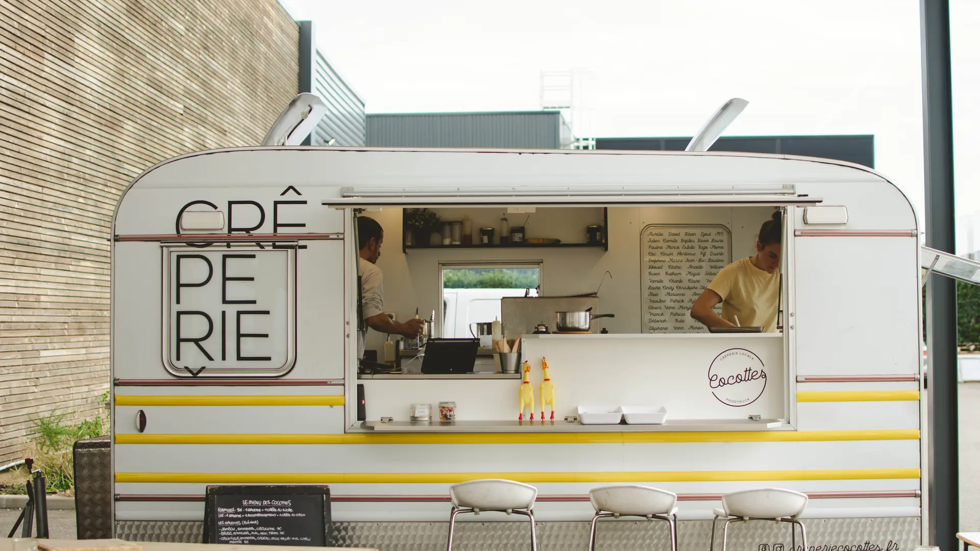 Le food truck - vue proche