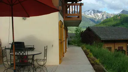 La terrasse du gîte