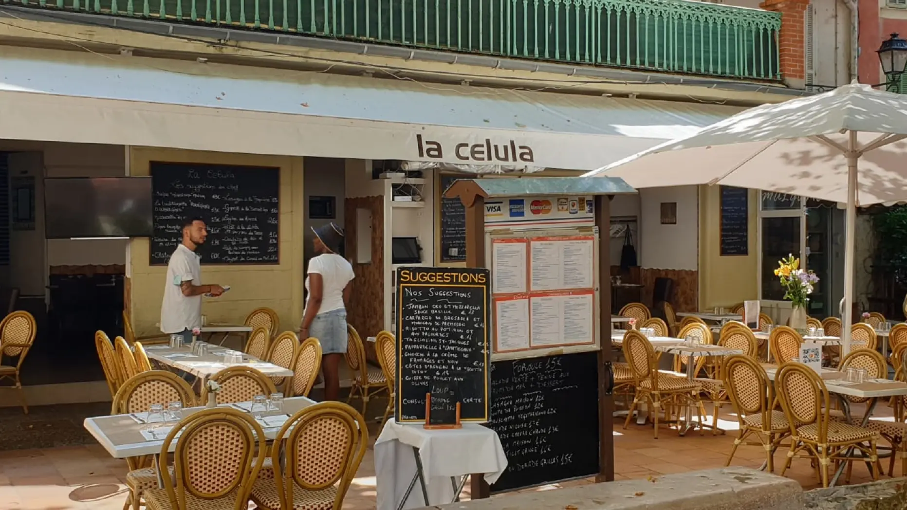 Devanture du restaurant La Celula