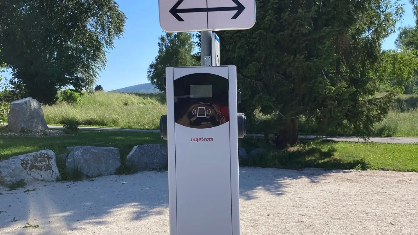 Pancarte  recharge voiture électrique