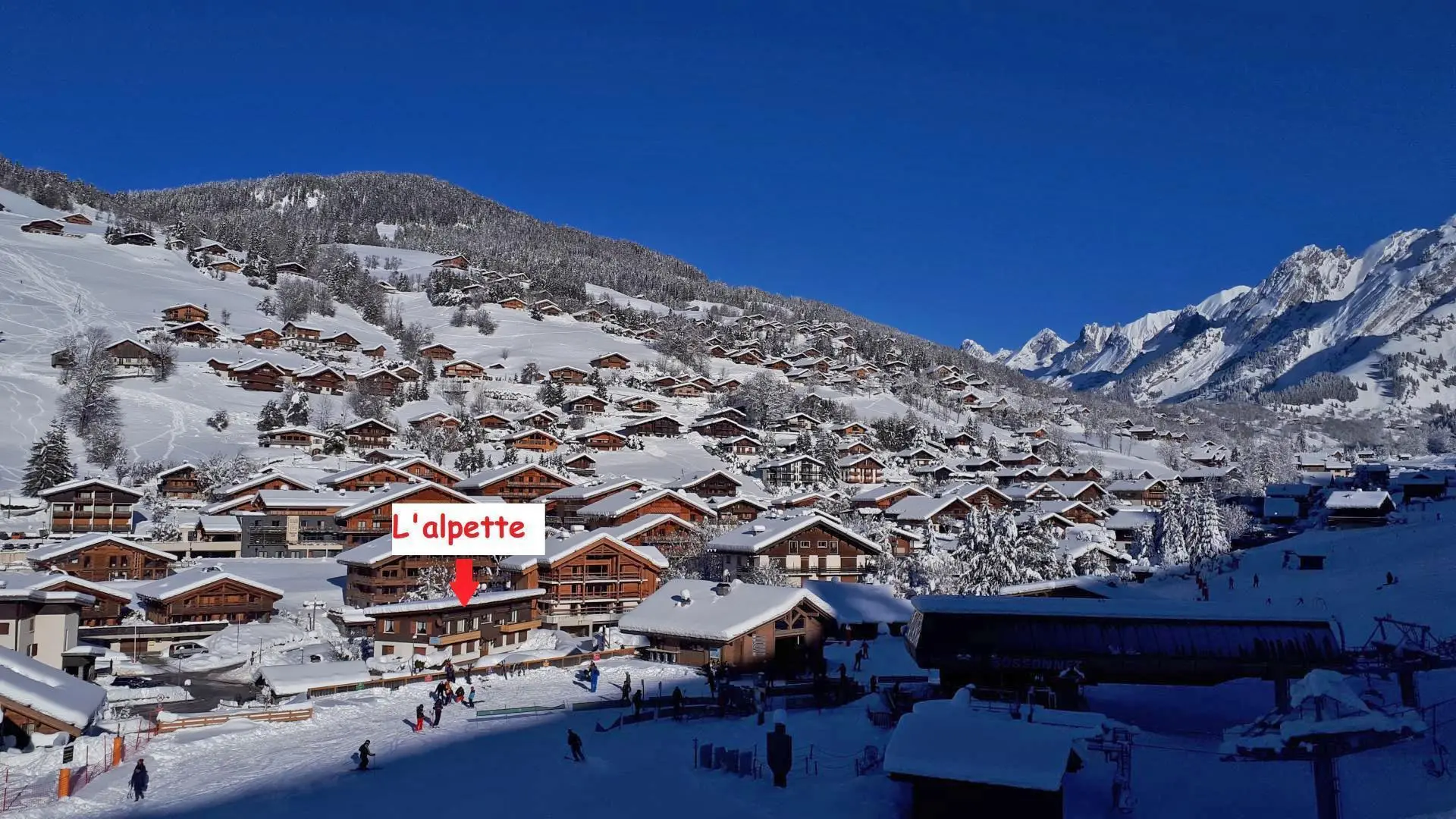 Extérieur depuis les pistes de ski