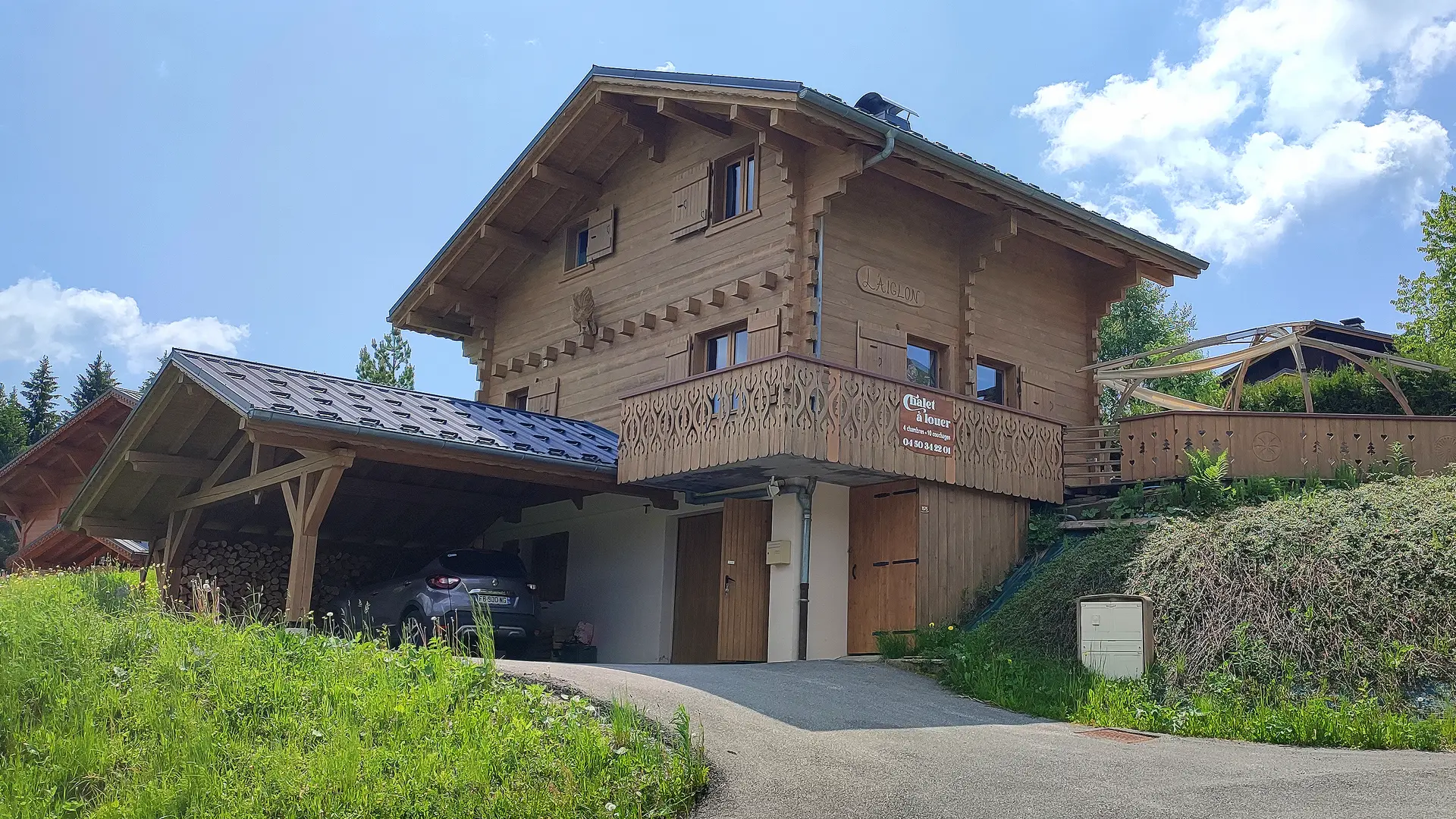 Chalet en été
