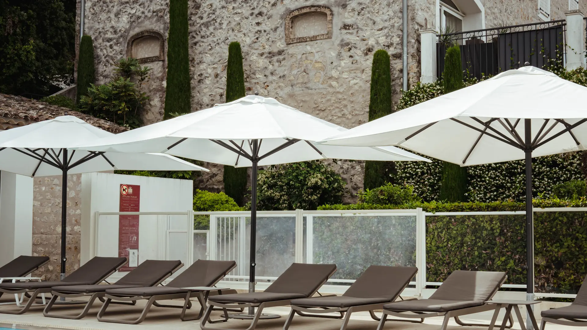 Piscine de l'hôtel Royal Mougins