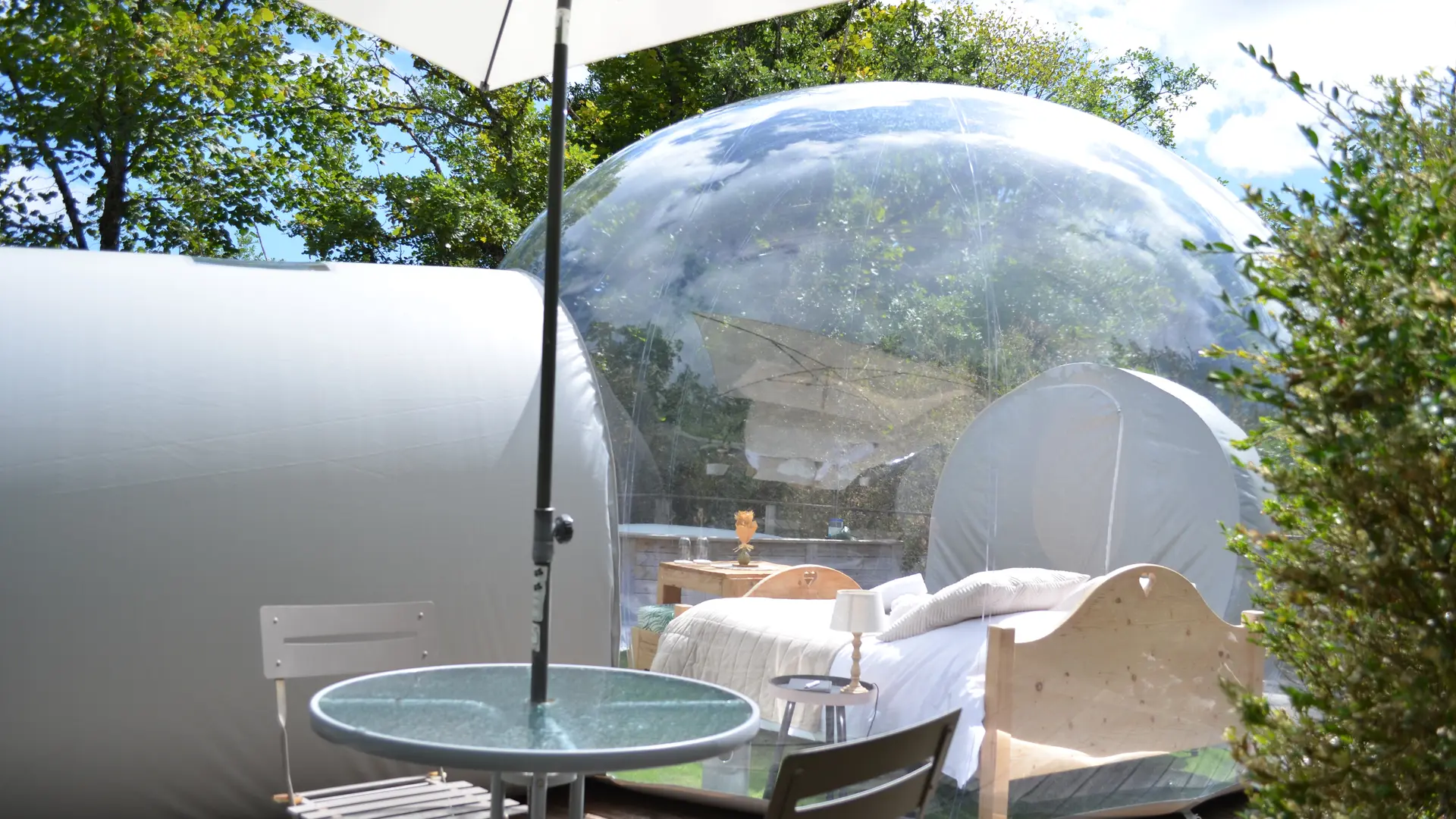 La bulle transparente - Domaine des Géorennes