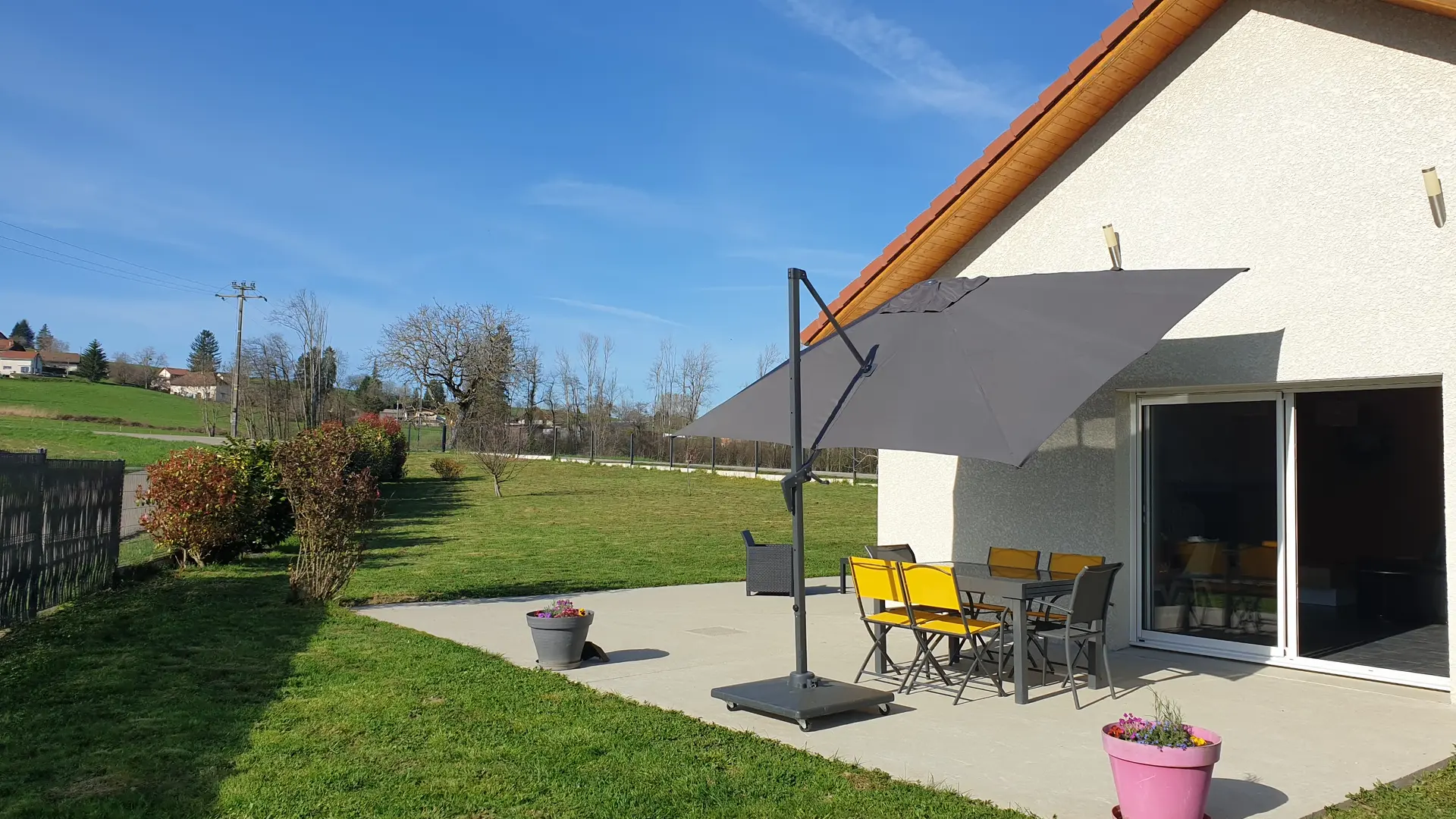 Maison de la Maconnière -Gîte à Gerbaix - Terrasse