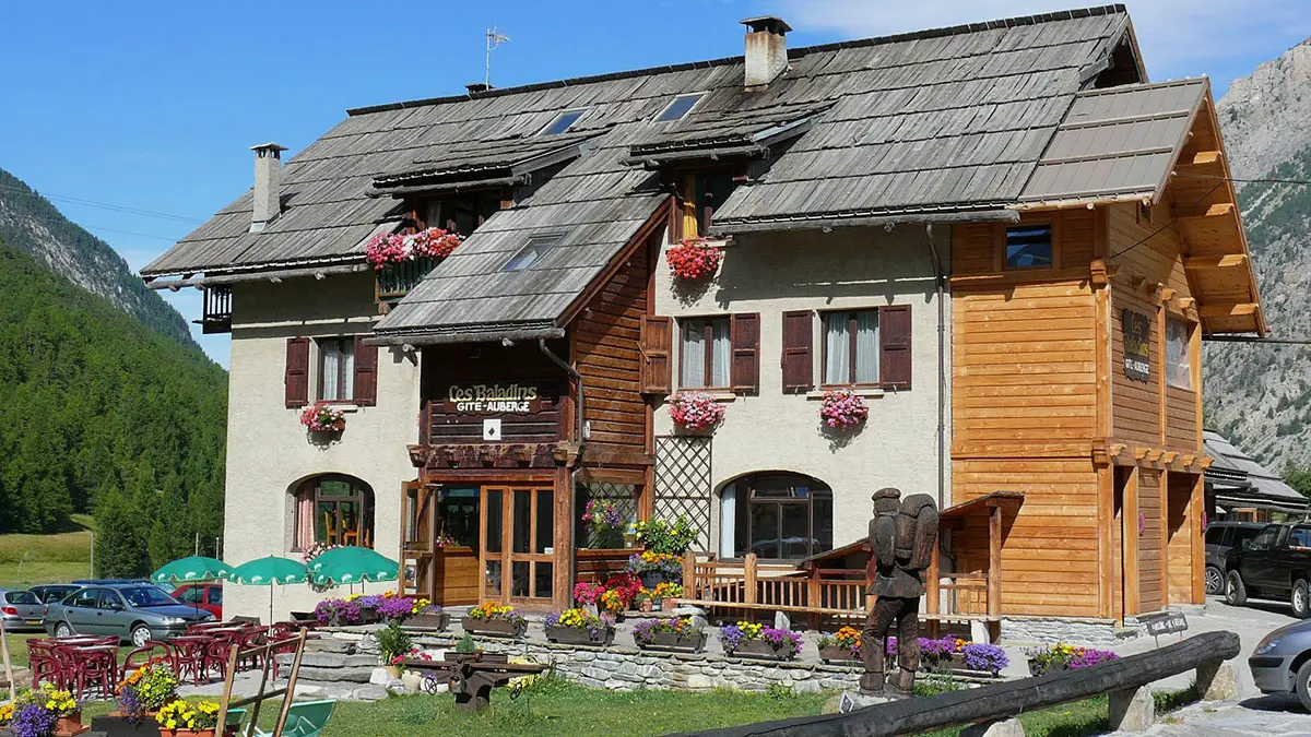 Extérieur été Gite d'étape Les Baladins