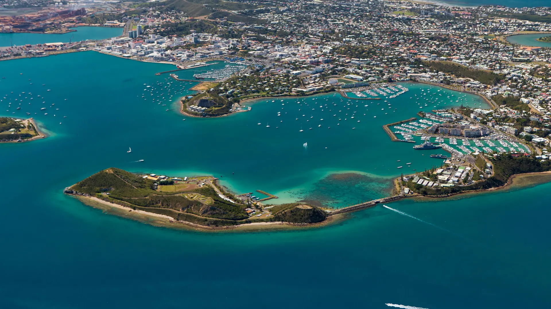 Nouméa vue du ciel