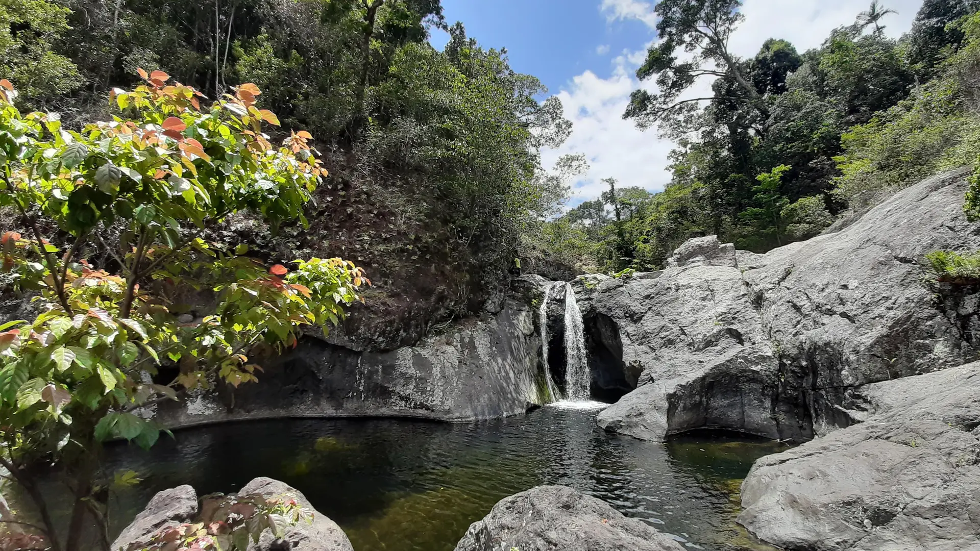 cascade, paysage, tribu d'Emma, Canala, sud minier