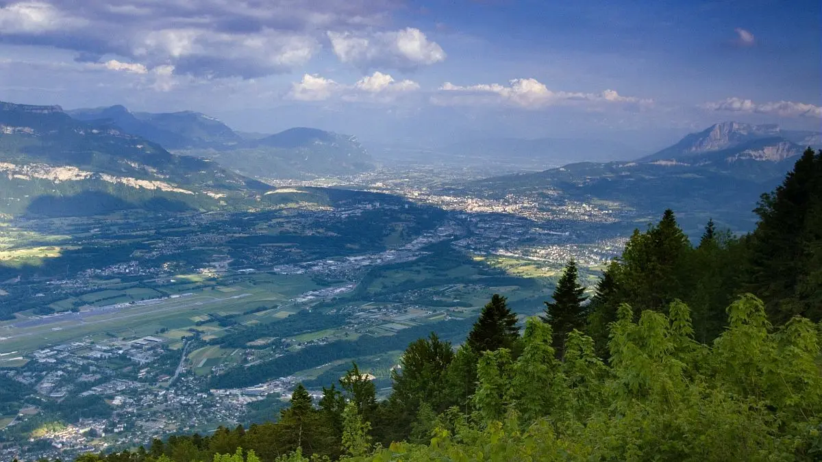 Bassin chambérien depuis l’Épine