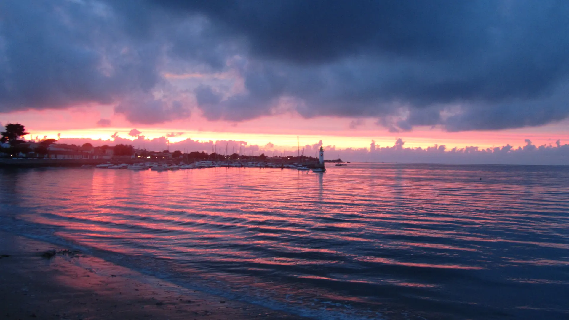 Coucher de soleil La Flotte