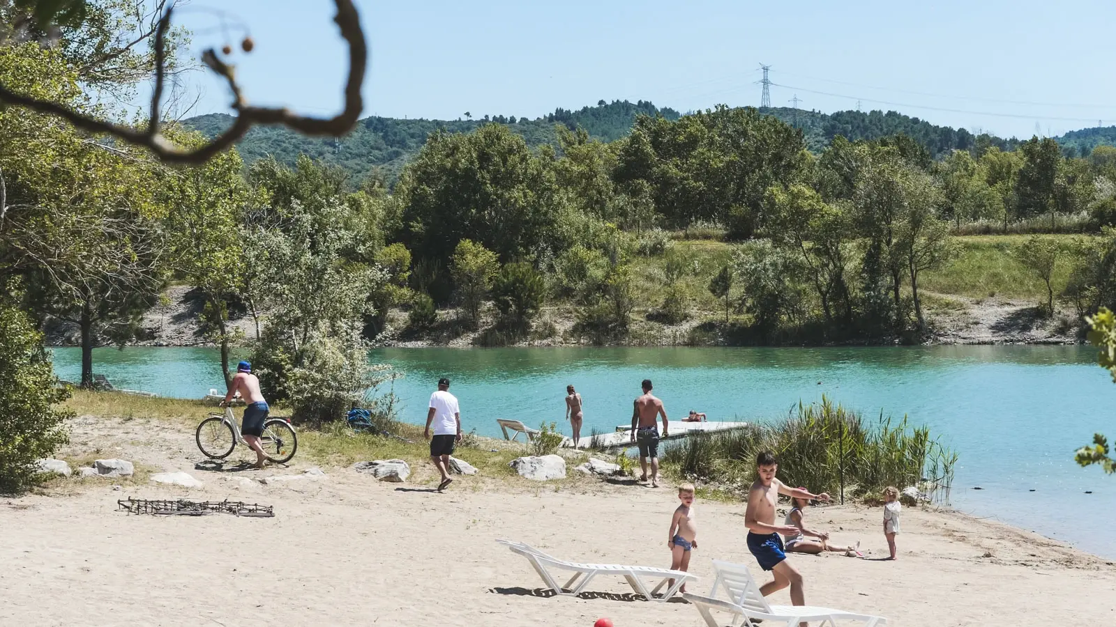 Plan d'eau du Camping Val de Durance