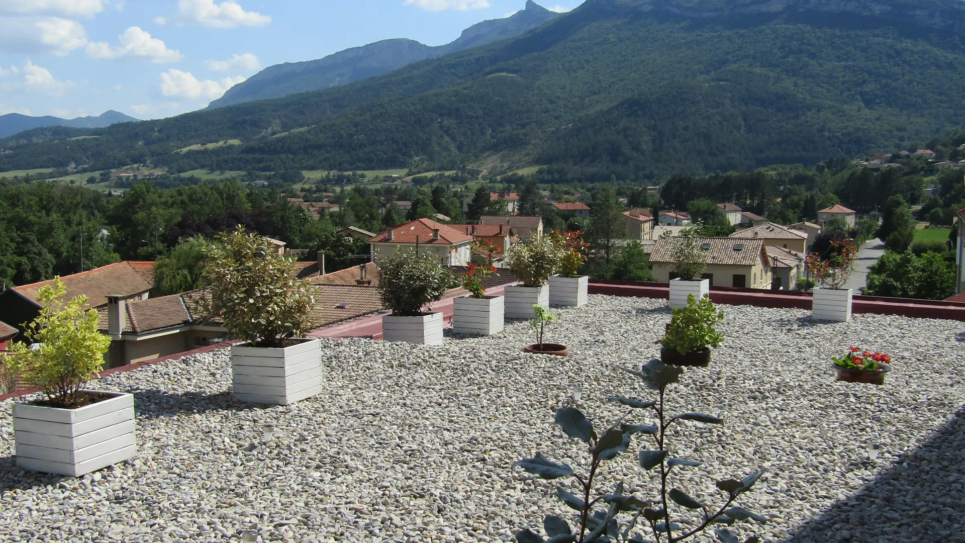 Terrasse sur le toit